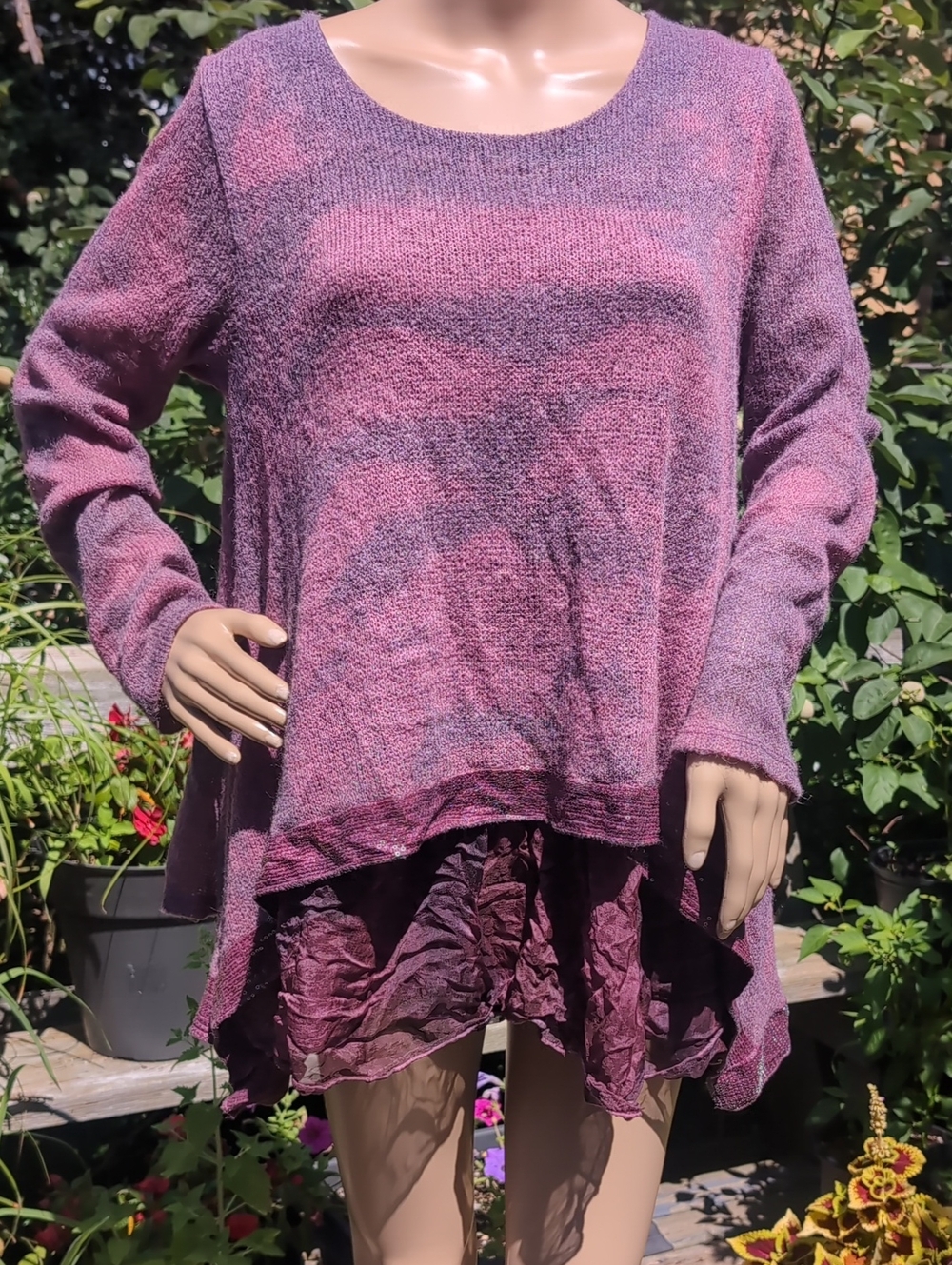 Italian Mohair Purple Sweater